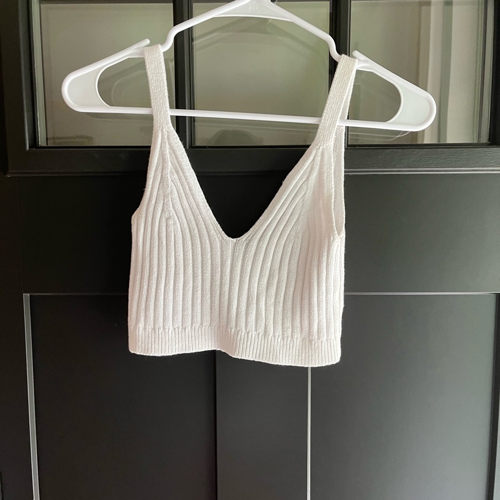 Are, ribbed tank top, size xs